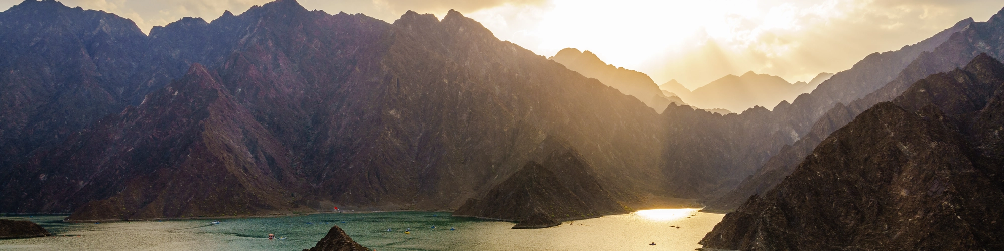 Hatta Lake in Dubai, UAE